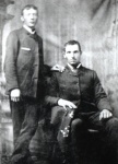 Ulrick standing and Johannes Labhart Seated