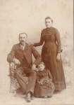 Peter and Elizabeth Hess Schneider and daughter Clara